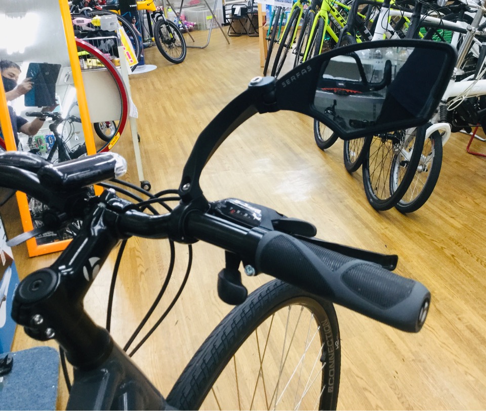 自転車 サイドミラー ハンドルミラー バックミラー クロスバイク 鏡